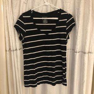 Black and white stripped shirt